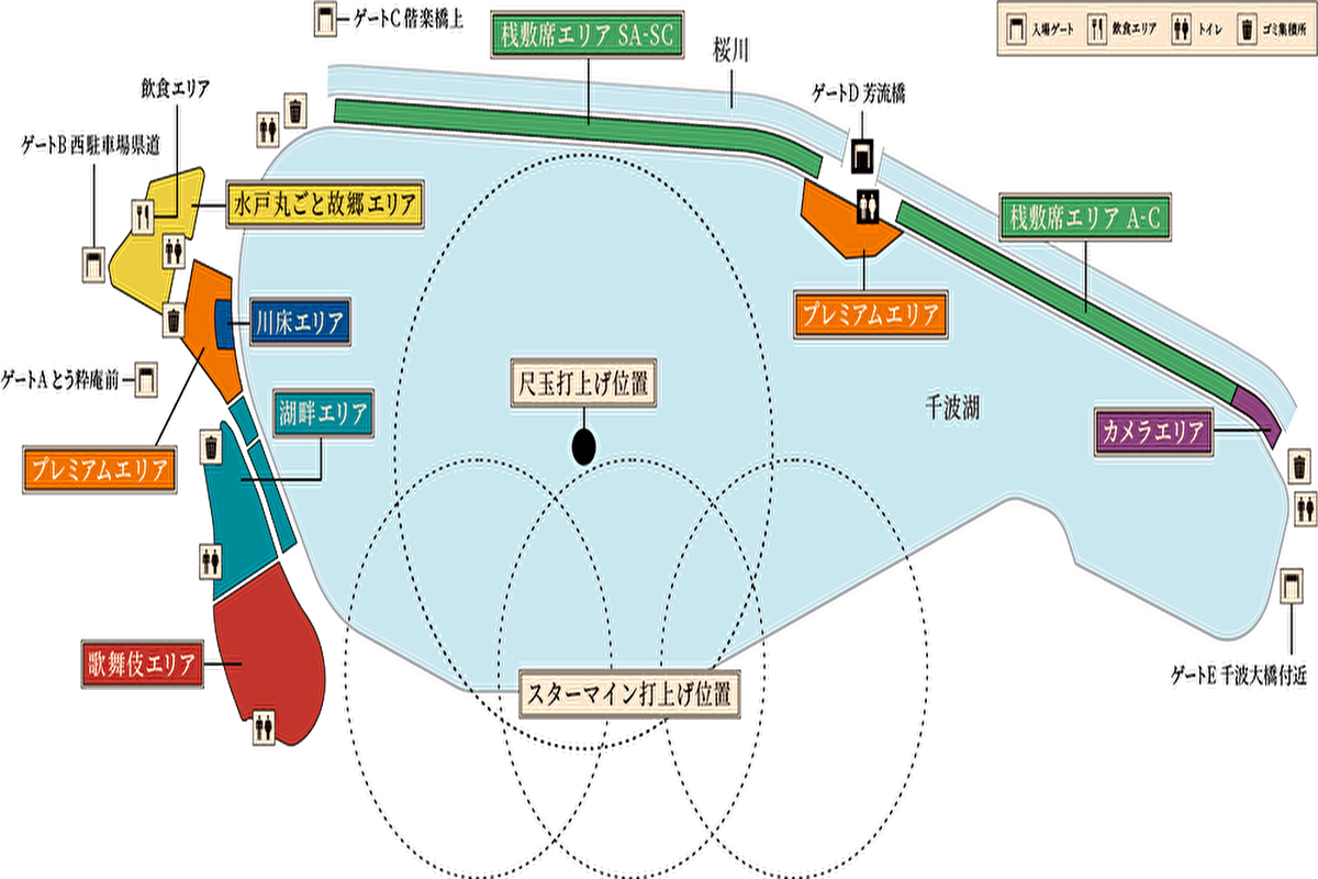 水戸歌舞伎花火のチケットや延期や中止になった場合は しゅみかつ